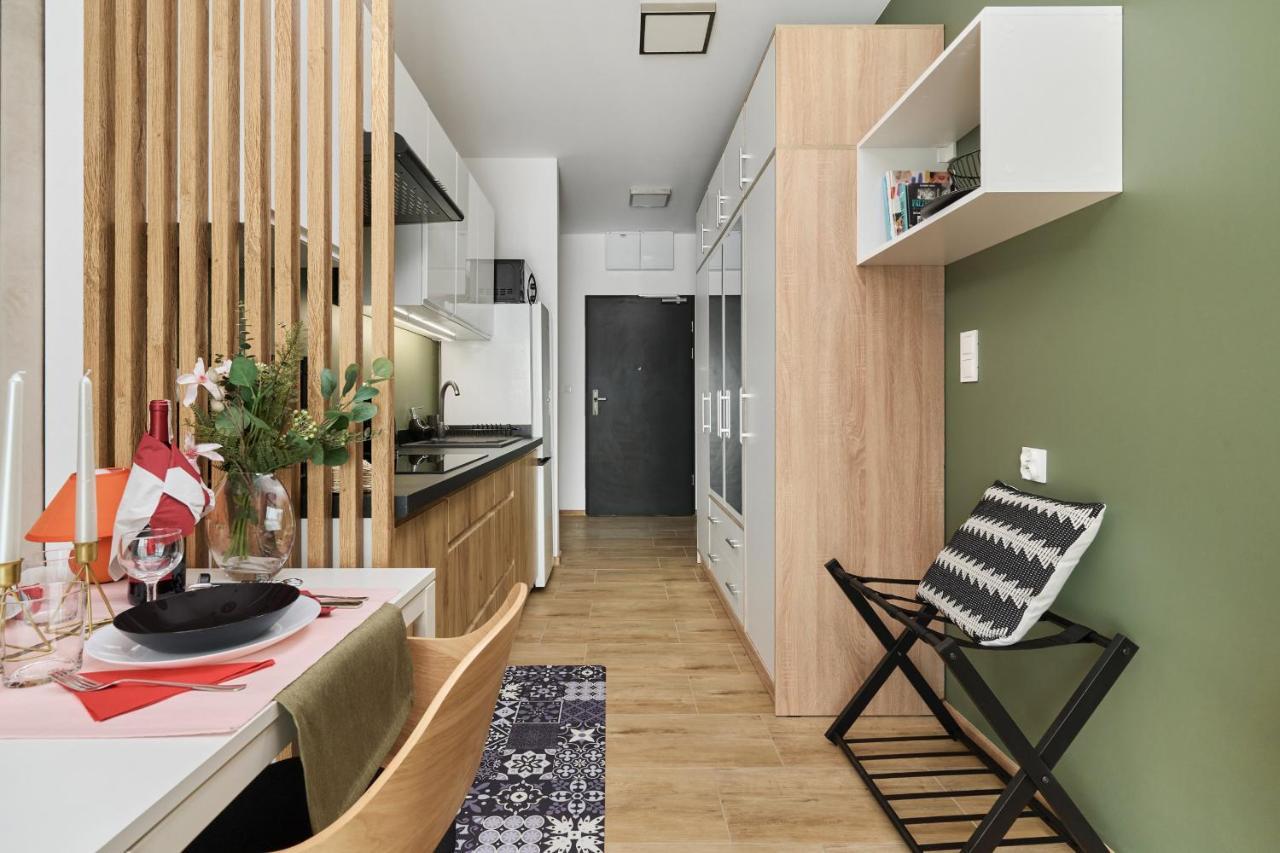 City Panorama Studio Apartments Jaworska 4 By Noclegi Renters Wroclaw Ngoại thất bức ảnh